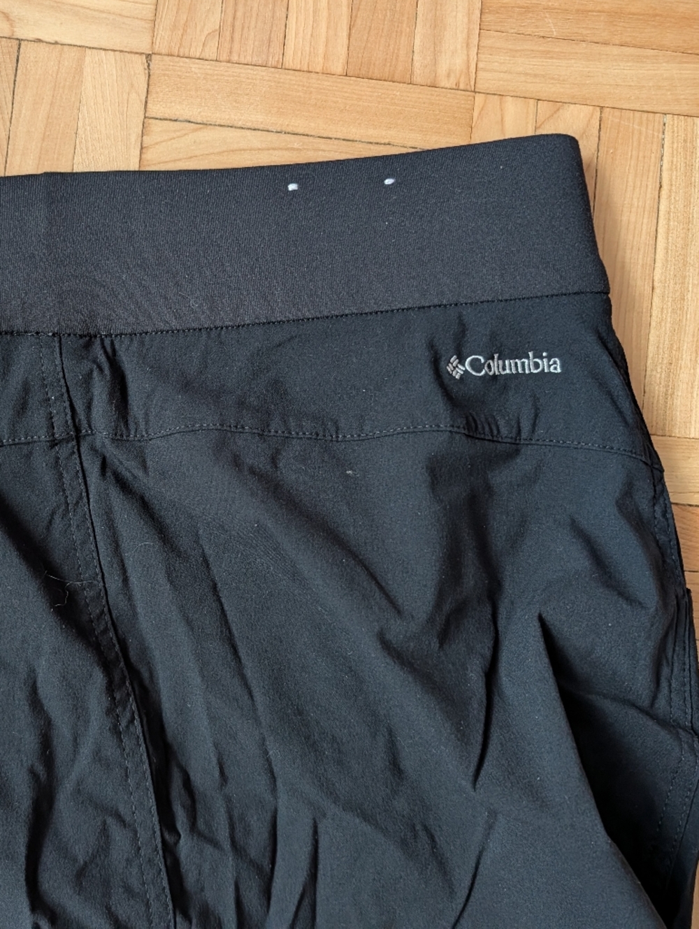 Black Athletic Skort with Side Pocket - Picture 4 of 4